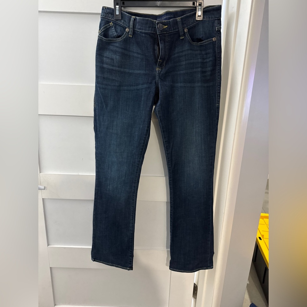 Rock & Republic Indigo Straight Leg Jeans